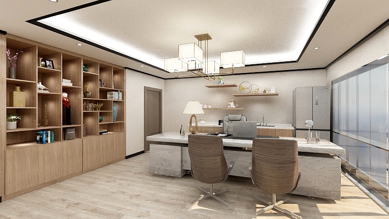 吐泡泡的丸子酱-泰富办公室-装修设计方案