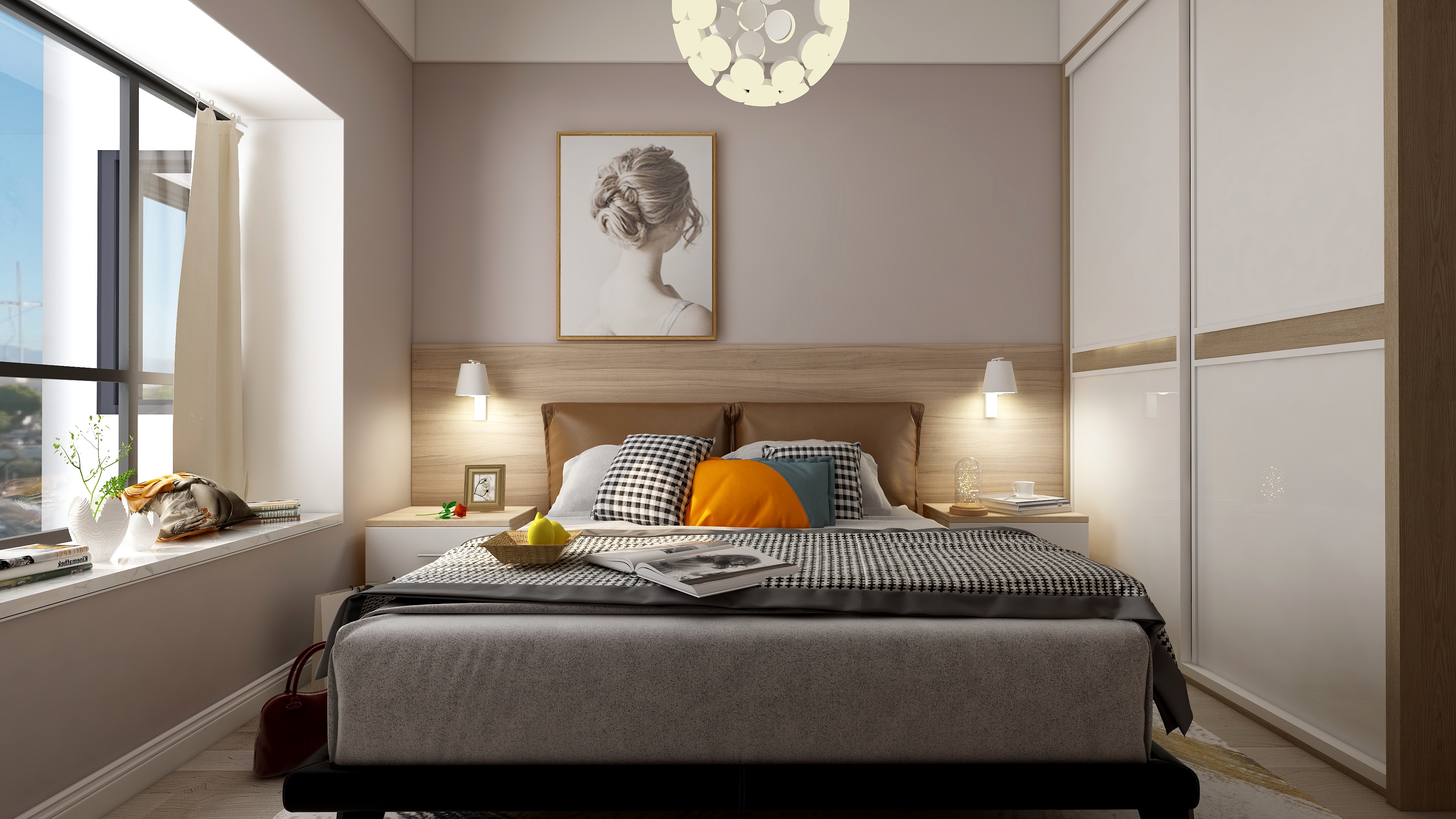 水木芸居设计-《沫染玉》一层次卧装修效果图第2张