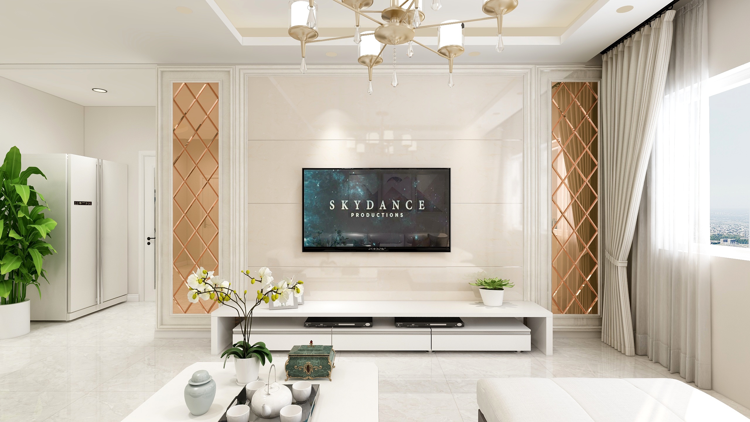 程晓丹-滨海弘润金茂府-北欧风格-128.18㎡-样板间-副本-装修设计方案