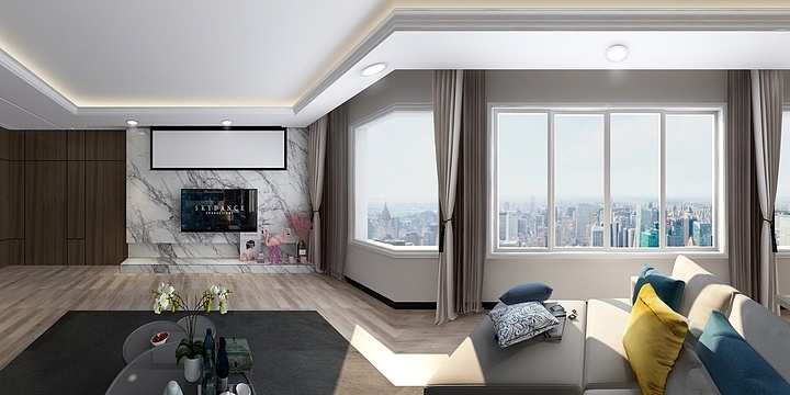 张雪薇-龙山鸿郡A区13号楼2单元5楼西-装修设计方案