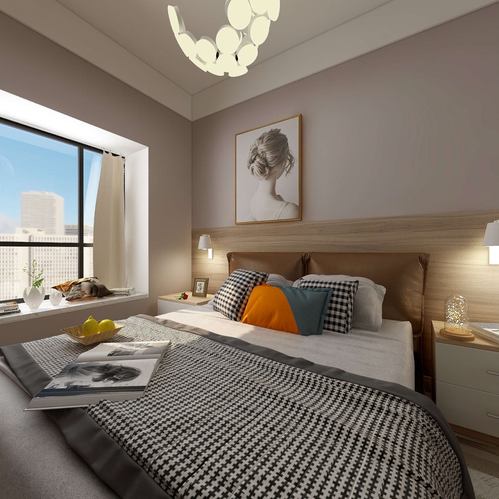 水木芸居设计-《沫染玉》一层次卧装修效果图第4张