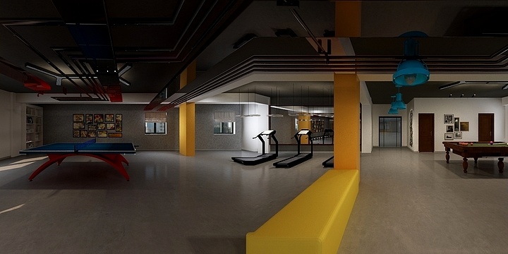 悟道休言天命-20190425鹿城区人民检察院-健身区-装修设计方案