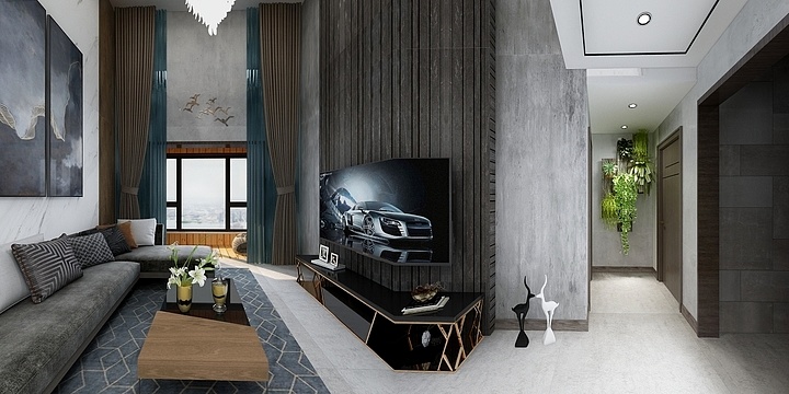 义辉设计-义辉自宅-装修设计方案