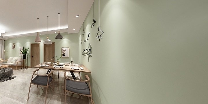 188****6693-御龙湾43栋1号户型小清新-装修设计方案