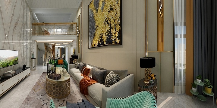 设计师敖工-鸿豪城复式-装修设计方案