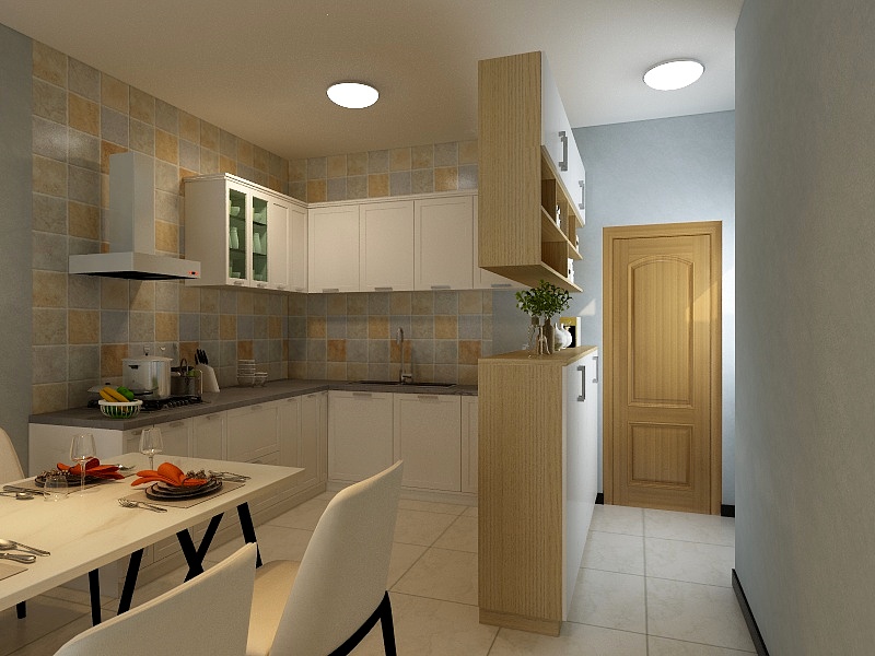 幸福窝全屋原木定制-宏林世纪城87.57㎡C户型3室3厅2卫1厨-装修设计方案