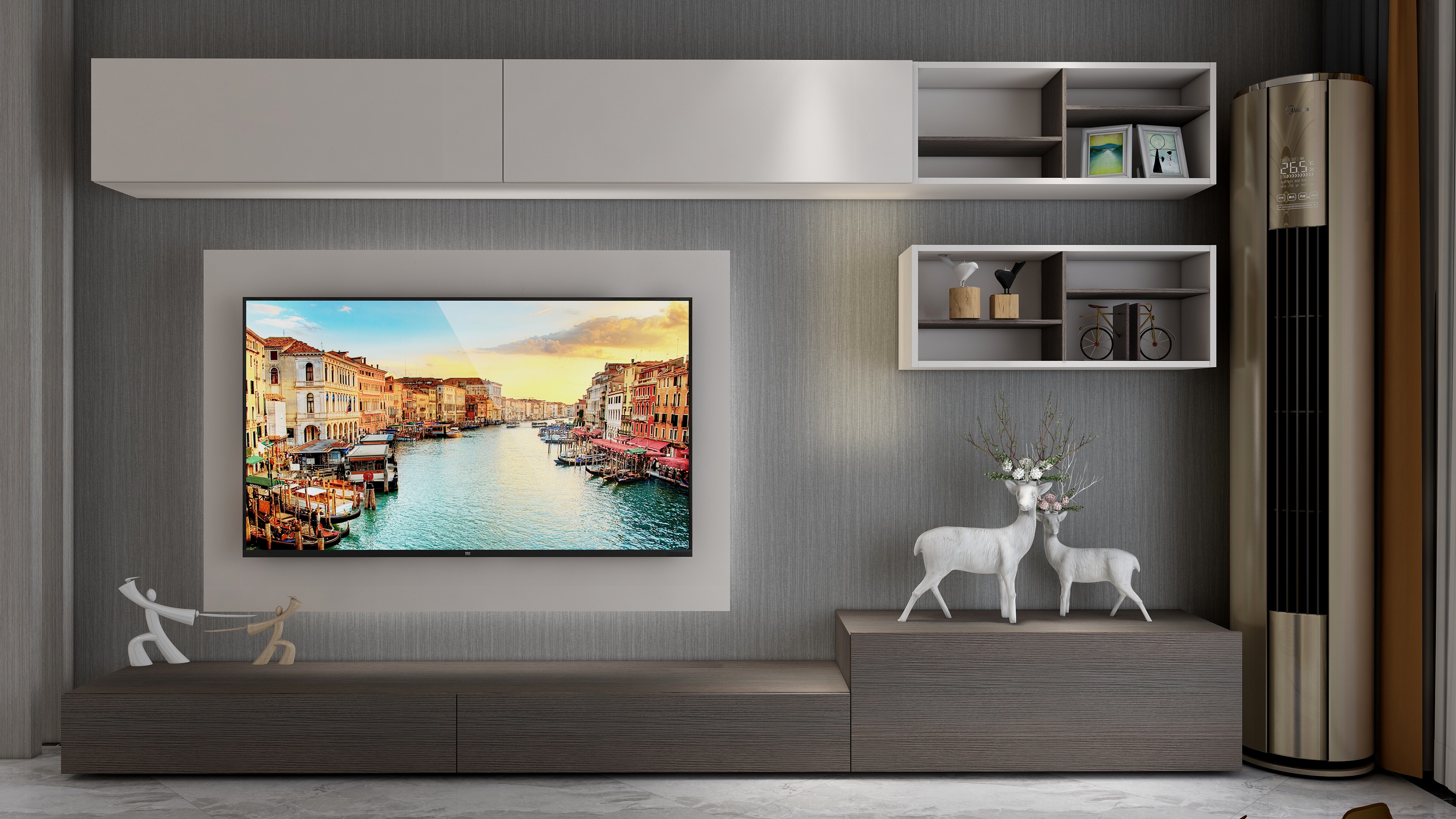 壹帆德品-146㎡现代四居一层客餐厅装修效果图第3张