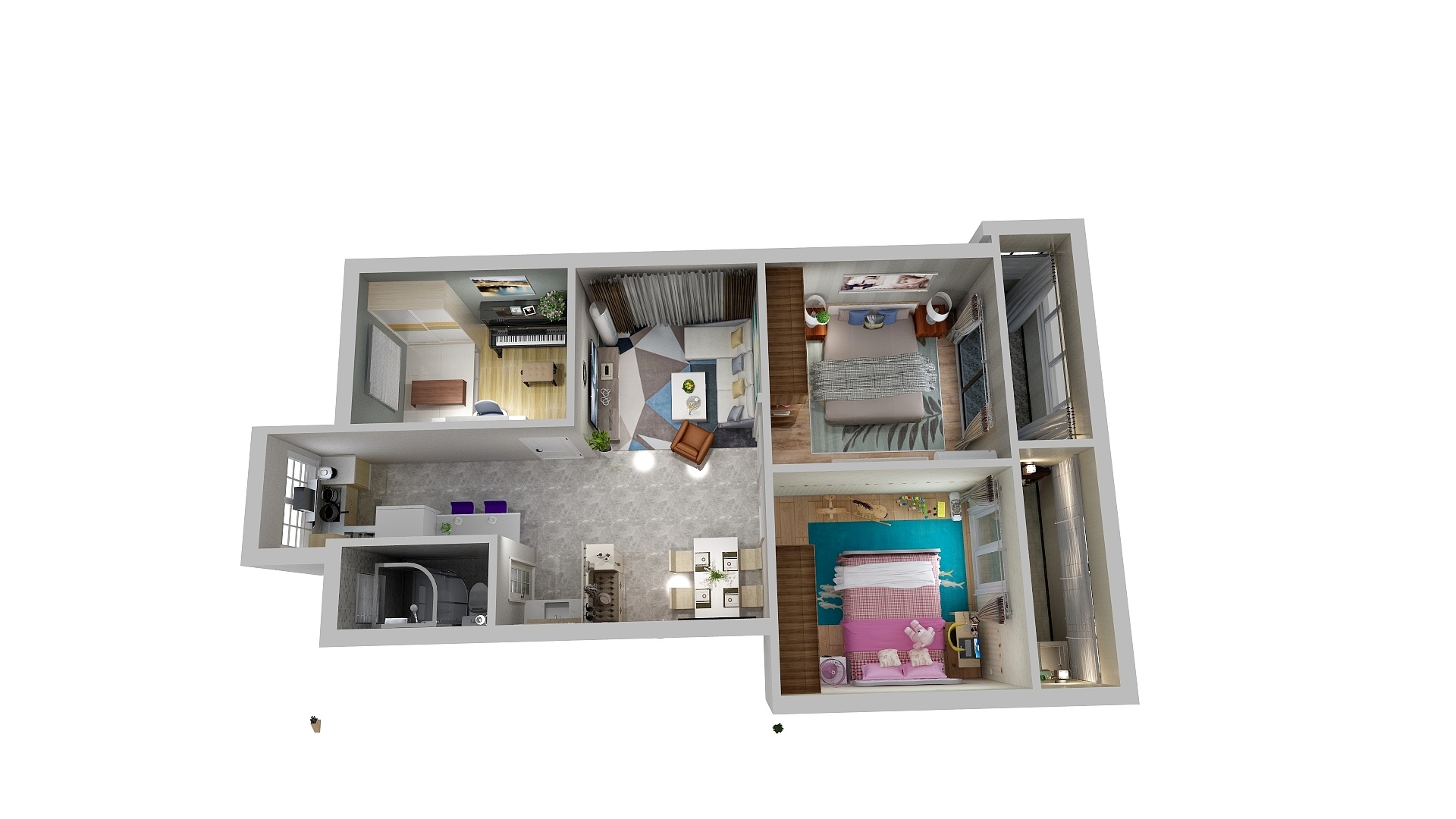 遇见你真好enIE-大行宫北欧风格-装修设计方案