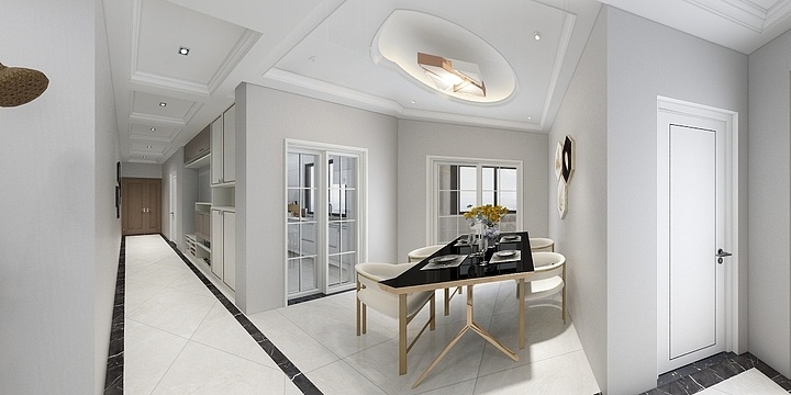 郑州兴居装饰工程-杨工永威南樾1-2-505-装修设计方案