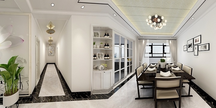 张建OEFo-倲呏装饰城步林业小区现代风格-装修设计方案