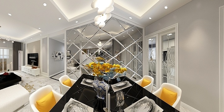 李瑜-天鹅湾爱琴心岸9栋02户型3室2厅2卫1厨-装修设计方案