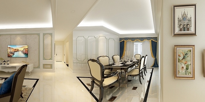 闫龙辉-碧桂园欧式-装修设计方案