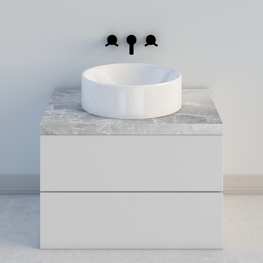 SX-现代洗手台盆镜子浴室柜组合313669-16