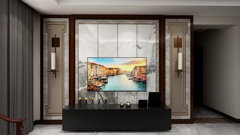 daihuiya-乔城7栋1602-2-客餐厅-装修设计方案