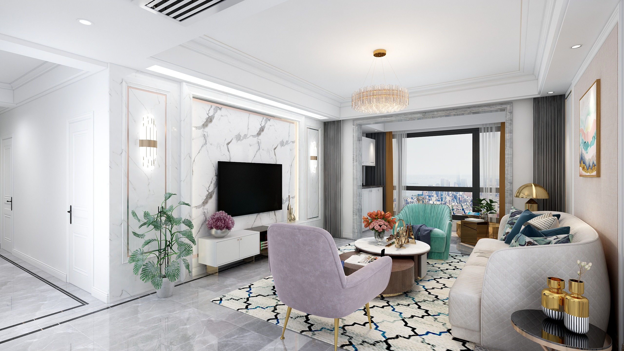 明月照高楼-铂金122平-装修设计方案