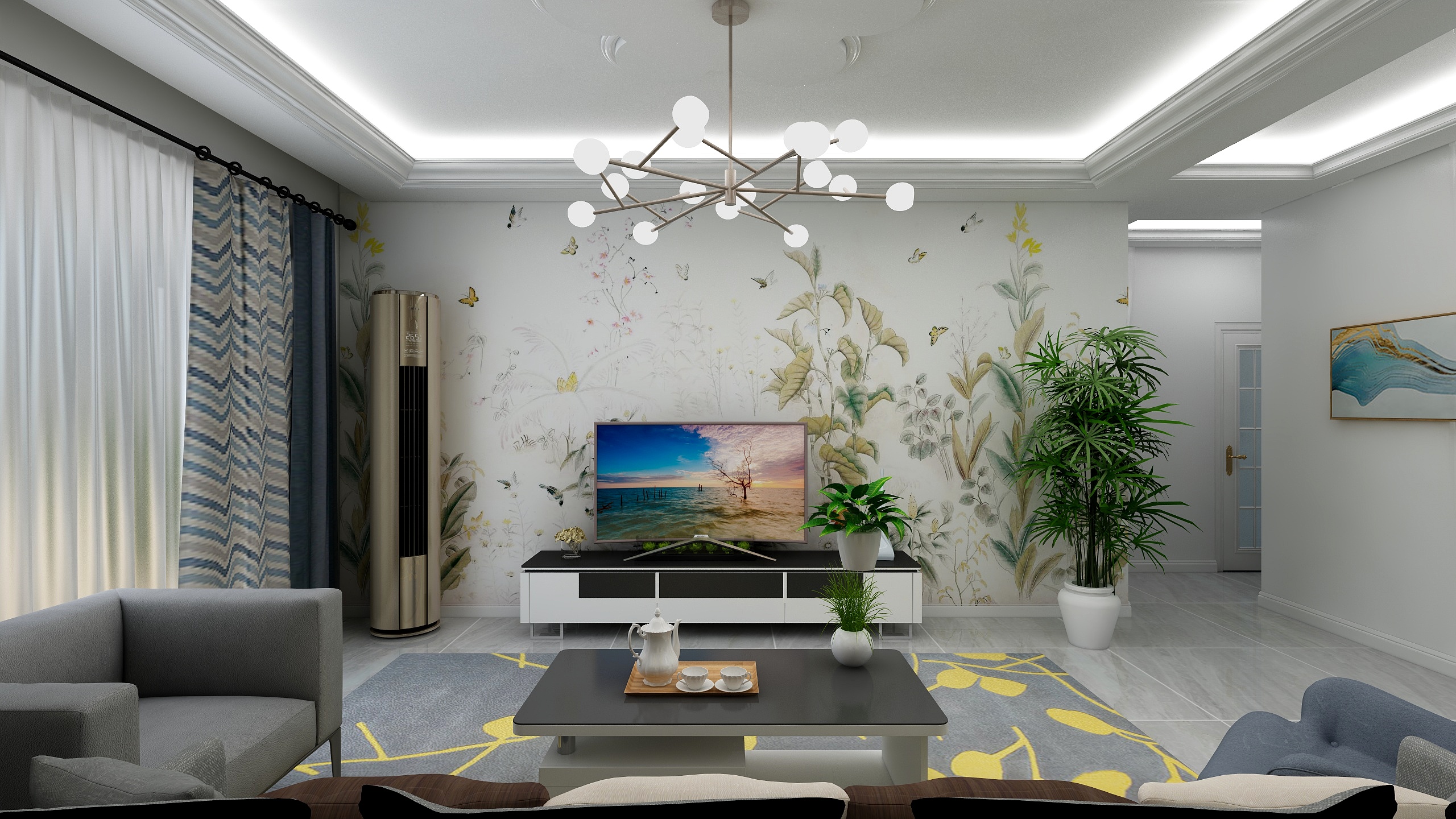 刘庆健-正商城裕园五号院138平方-现代简约-装修设计方案