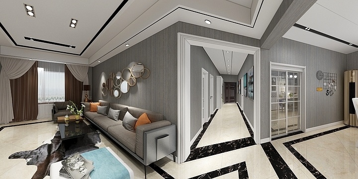 TRX007-温州国际（现代简约风格）-装修设计方案