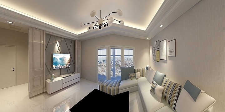 萧凯-仁怀国酒城曹先生雅居89.60㎡A户型3室1厅1卫1厨-装修设计方案