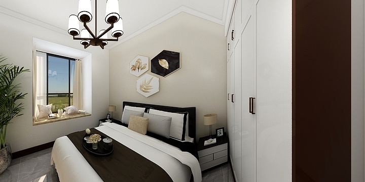 崆即是設三锅-浩立碧海湾5-2-3-装修设计方案