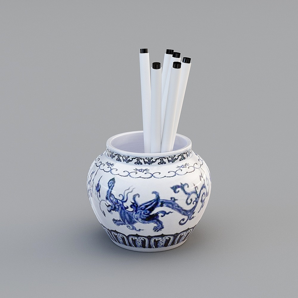 书缸3D模型