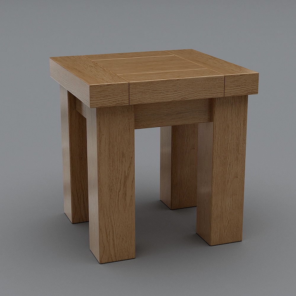绿城理想家-爱丁堡系列-矮凳小3D模型