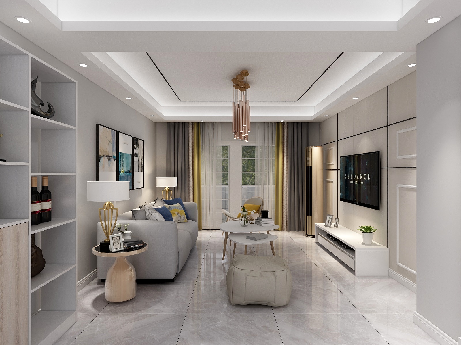 王栋111-英伦名邸轻奢风-装修设计方案