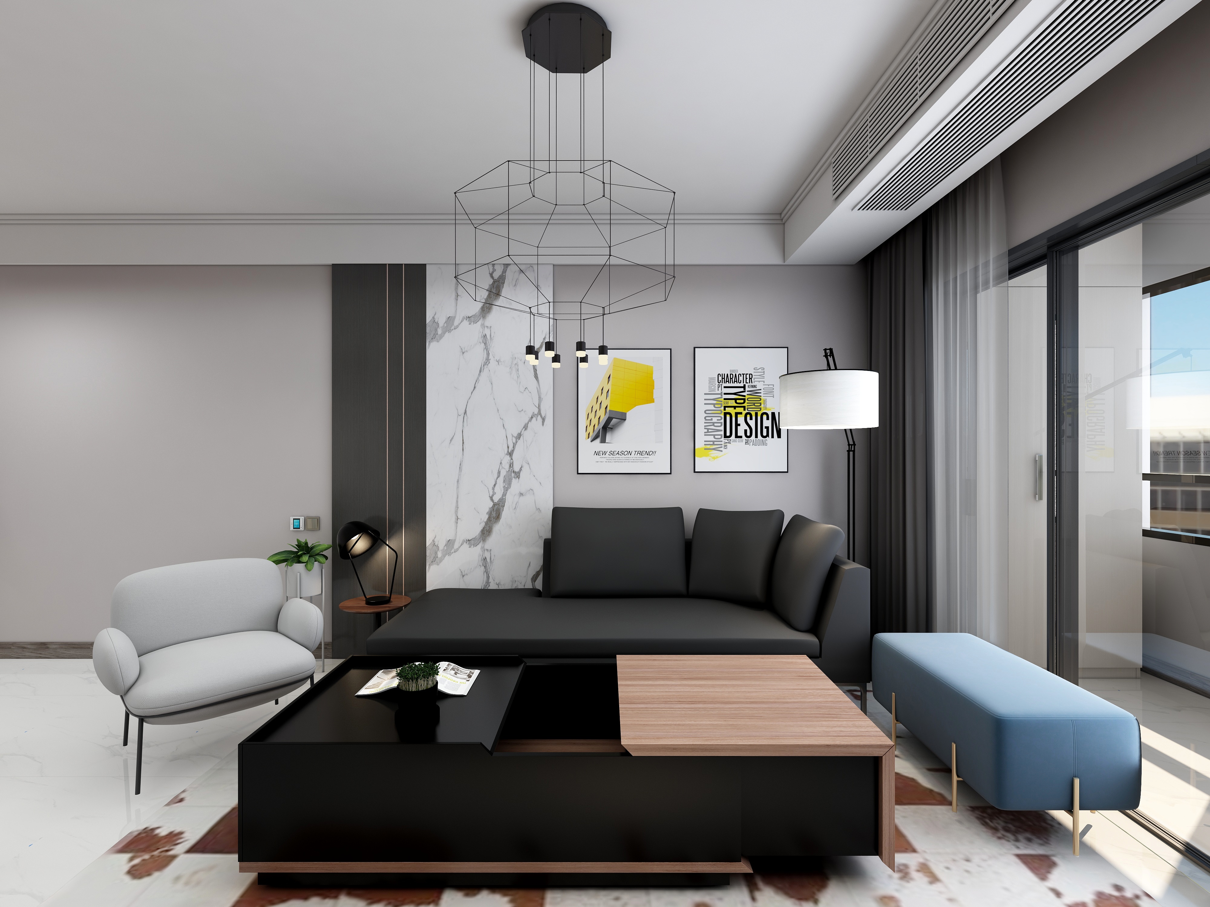 效果展示号-《现代简约》-装修设计方案