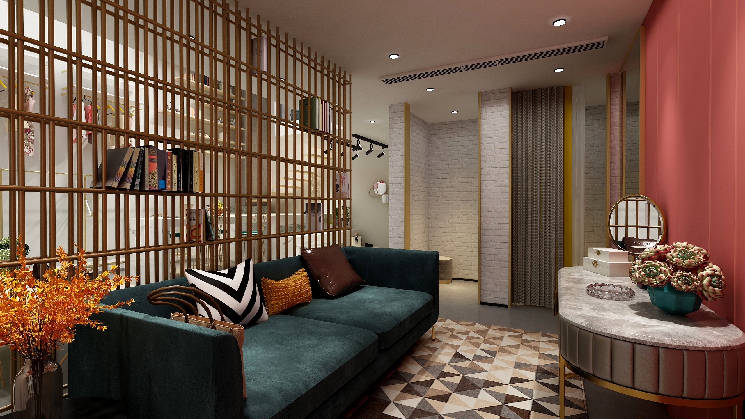 张焜-LINE时装设计店-装修设计方案