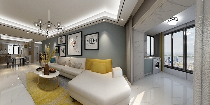 万浩-万源B栋吴女士北欧风-装修设计方案