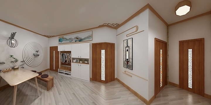 郑向洋-YLW三期两室两厅一卫93㎡-装修设计方案