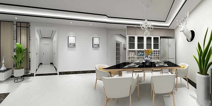 孙涛室内设计-陈姐现代简约-装修设计方案