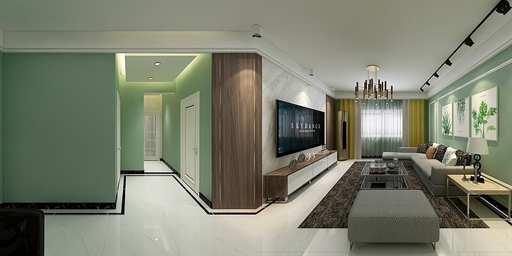 代旭18705673177-十里小区2期120平-装修设计方案