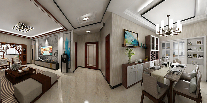 奢LIUXIAOJUN-金桂园130-装修设计方案