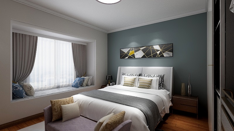 星影设计-美和美家装饰设计效果图样板房-装修设计方案