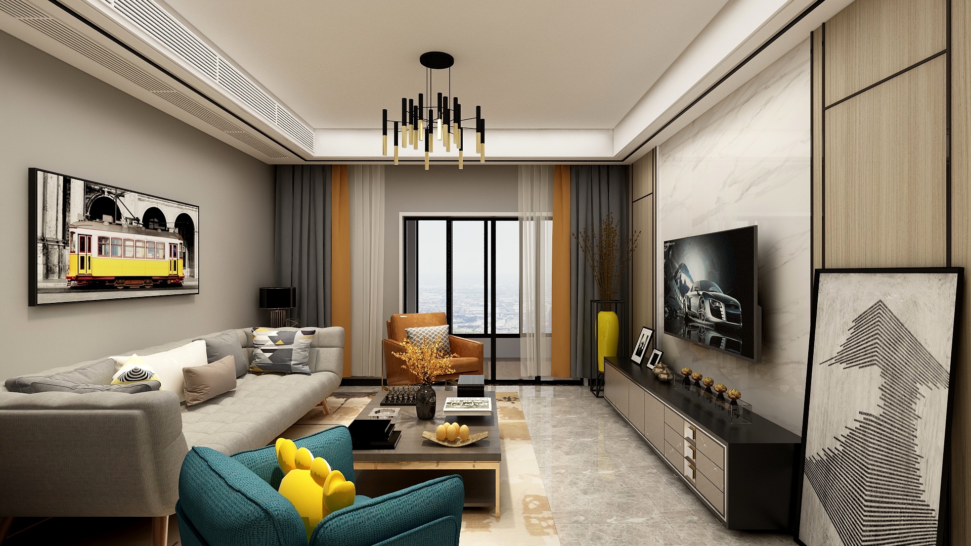 孤狼HvAp-卓越新源现代轻奢-装修设计方案