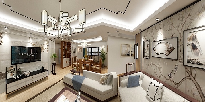 刘小胖~-江姐新中式的家~-装修设计方案