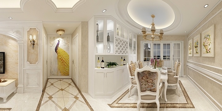 徐佩-抖音象牙白简欧-装修设计方案