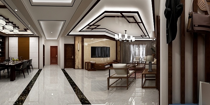 大吉空间设计装饰-美瑞名墅4-3-506候-装修设计方案