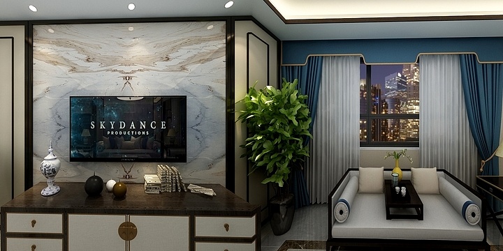 Xz空间表现-东湖观澜新中式-安星-装修设计方案