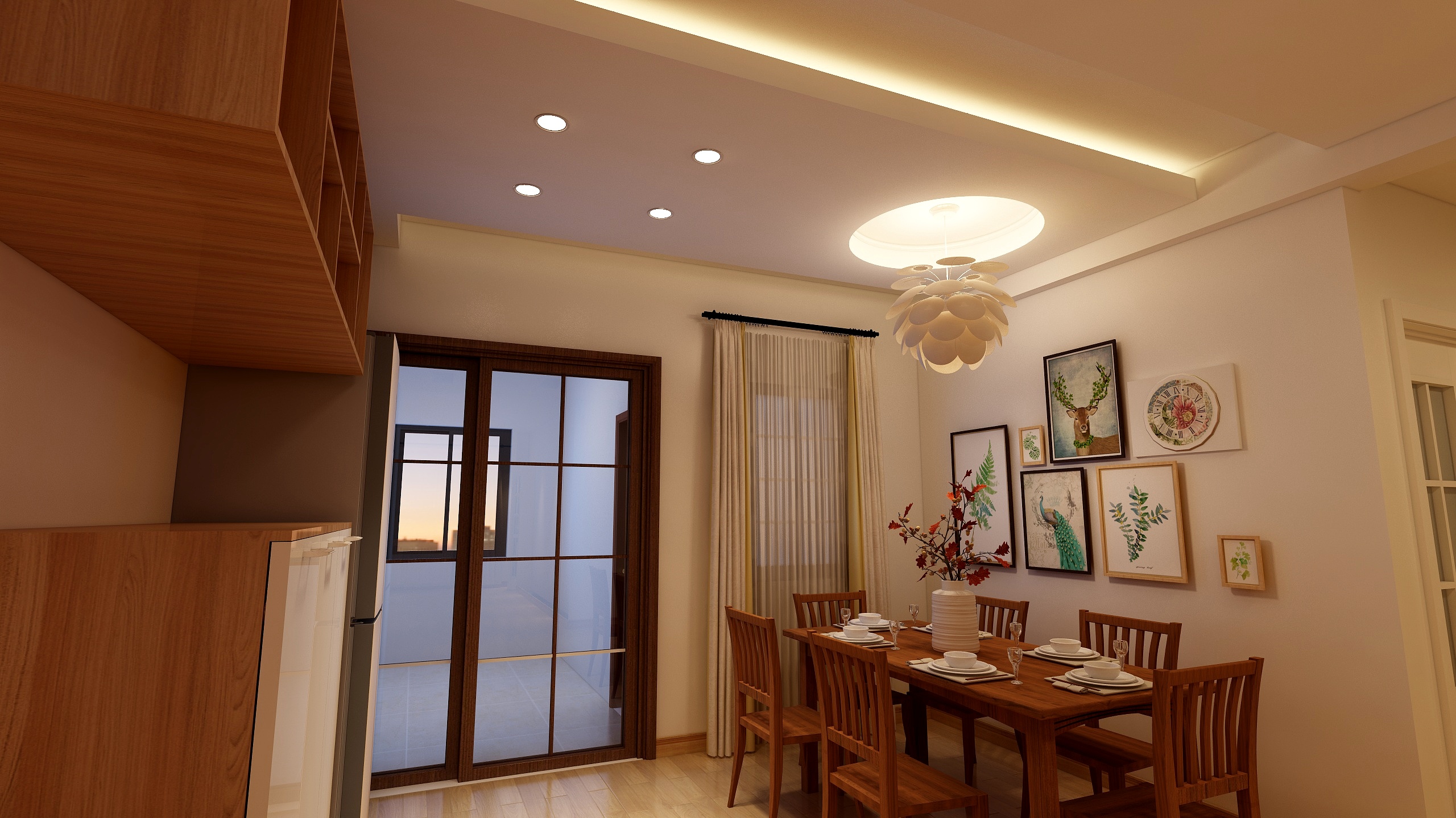 室内设计师~啊睿-吉顺康城138.50㎡E-1户型3室2厅1卫-装修设计方案