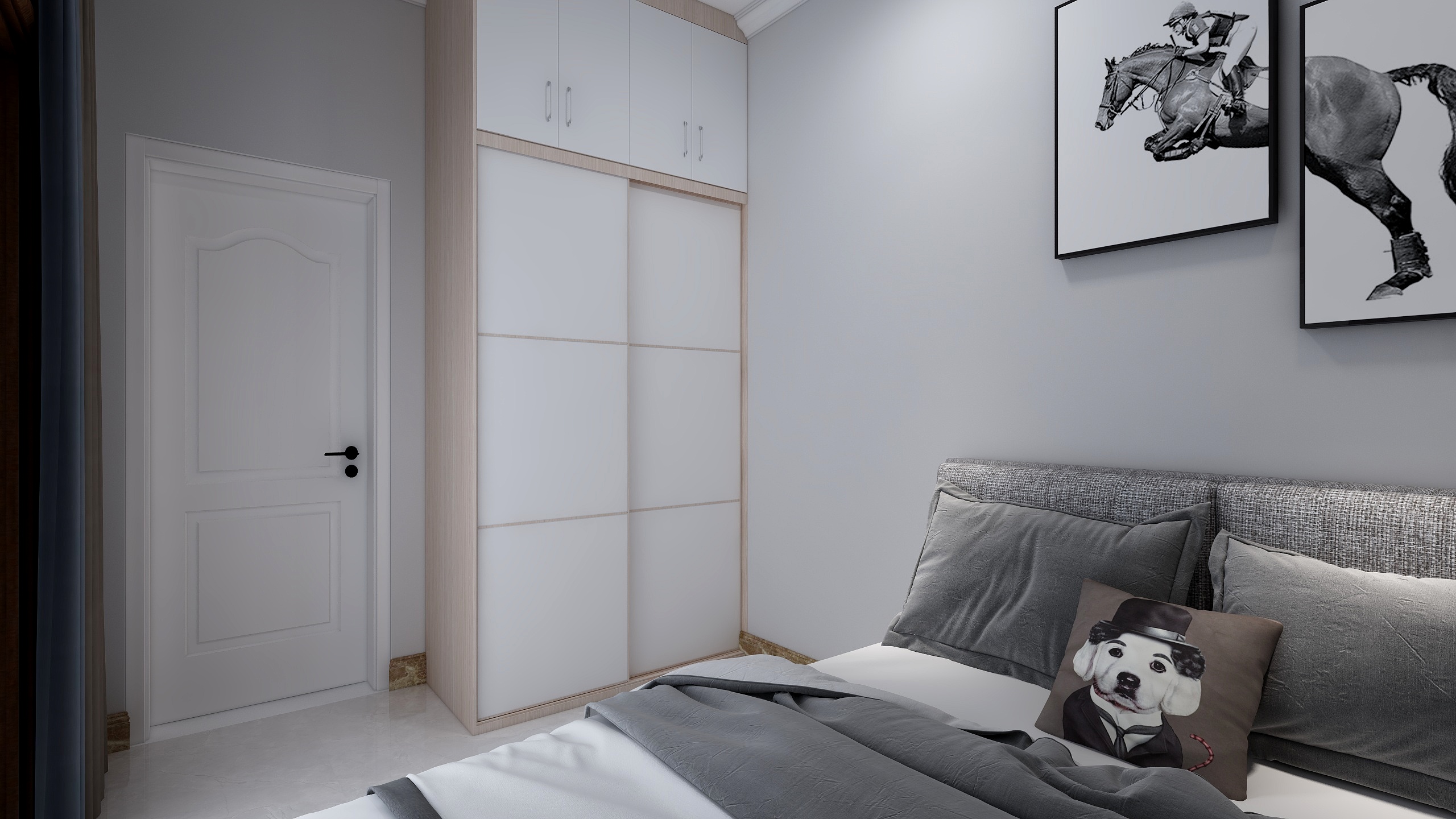 PompousLEE-成城蓉桥壹号93.23㎡C3户型图 2室1厅1卫户型2室1厅1卫-装修设计方案