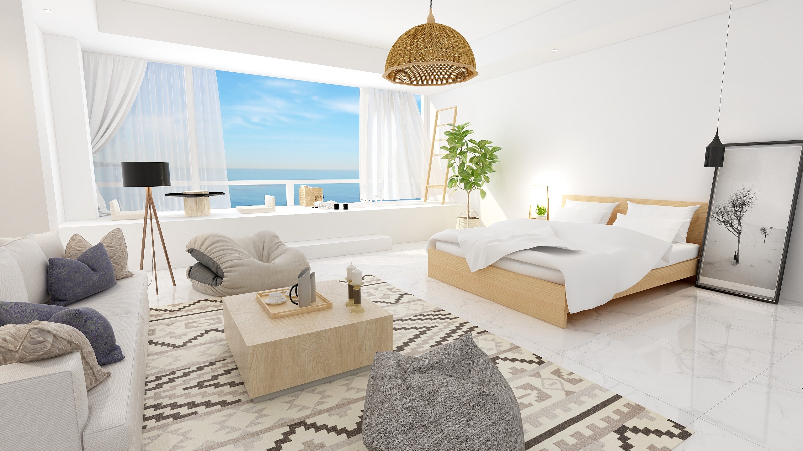 阿咩Akxz-2楼大床房4-装修设计方案