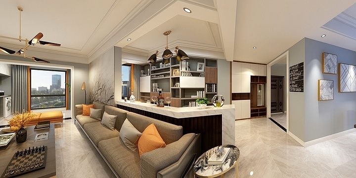 staceyli-盛景豪庭138-装修设计方案