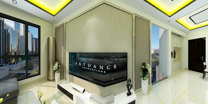 麻雀设计-寿光新城明珠10#1单元客厅-装修设计方案