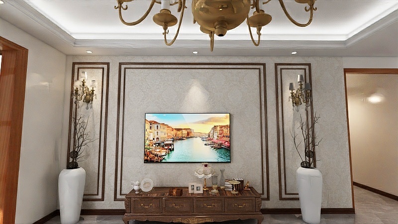 红特蓝装饰-职教中心A-1户型203m2-装修设计方案