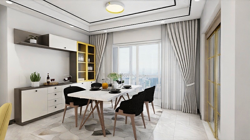 188****5443AcBJ-保利锦城137.00㎡C户型4室2厅2卫1厨-副本-装修设计方案