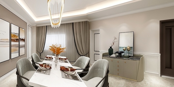 室内设计曹亚楠-北京杜总2，简欧-装修设计方案