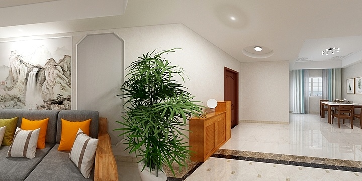 那凤英-中建锦绣城141.75㎡三期13#楼G户型3室3厅2卫1厨-装修设计方案