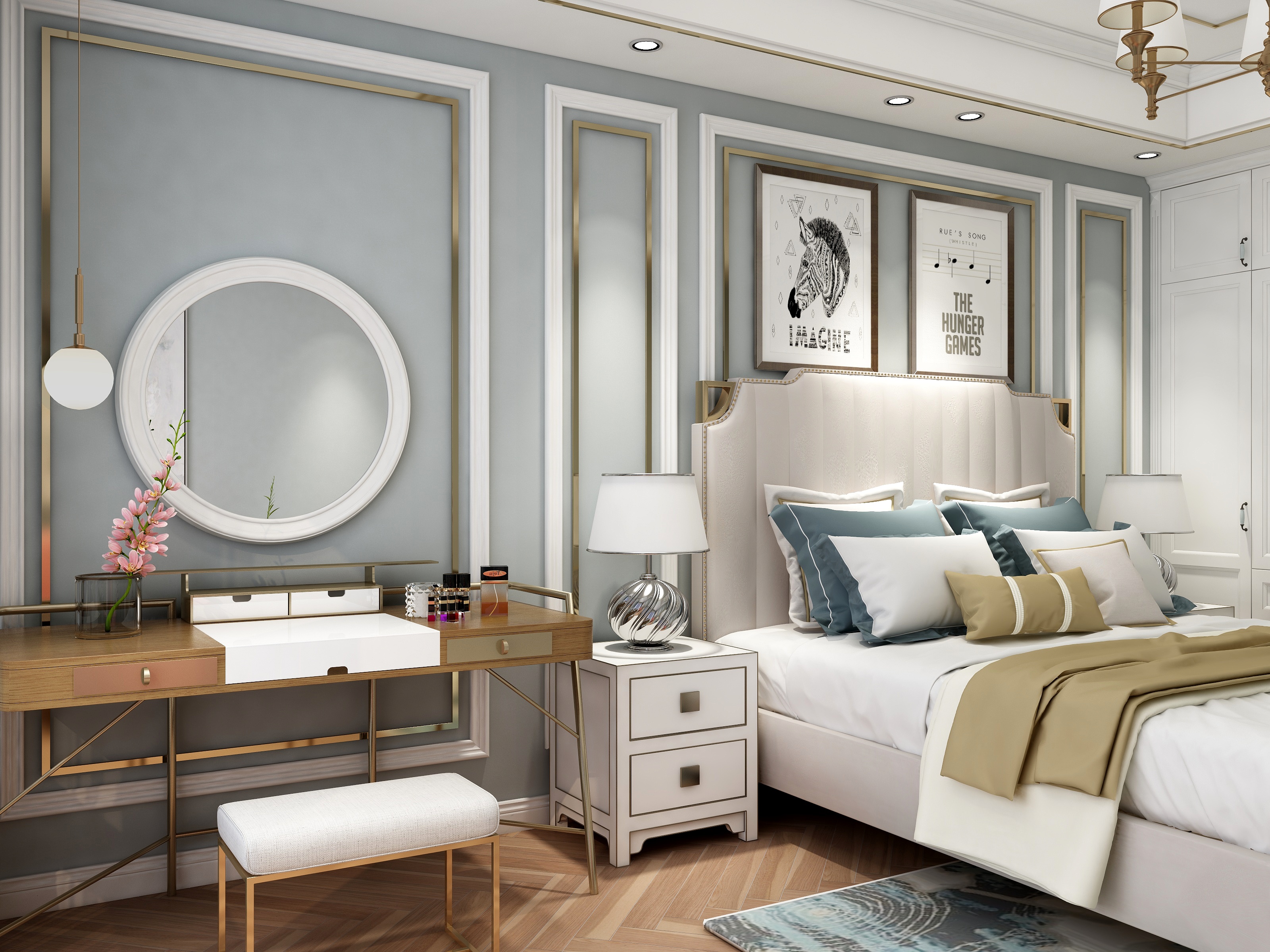 方杨鑫-美式轻奢-终稿-装修设计方案