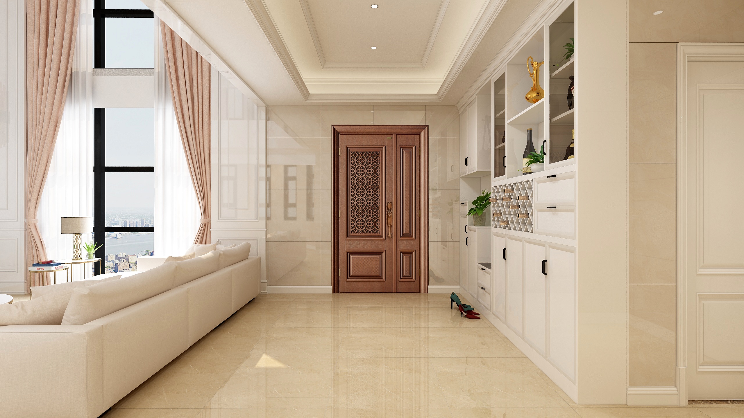 健辉a-现代简约别墅320平3层-现代-装修设计方案